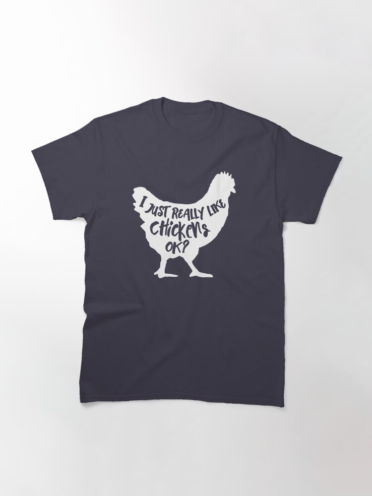 "I just Reall Like Chickens, Ok? Cute Chicken Lover TShirt Gift" Tshirt by teemaniac Redbubble