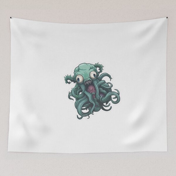 Item preview, Creepy Octopus Atychiphobia Cute Monster designed and sold by MrBadDream.