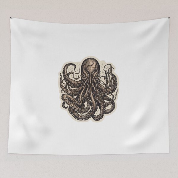 Item preview, Very Creepy Octopus Atychiphobia Cute Monster designed and sold by MrBadDream.