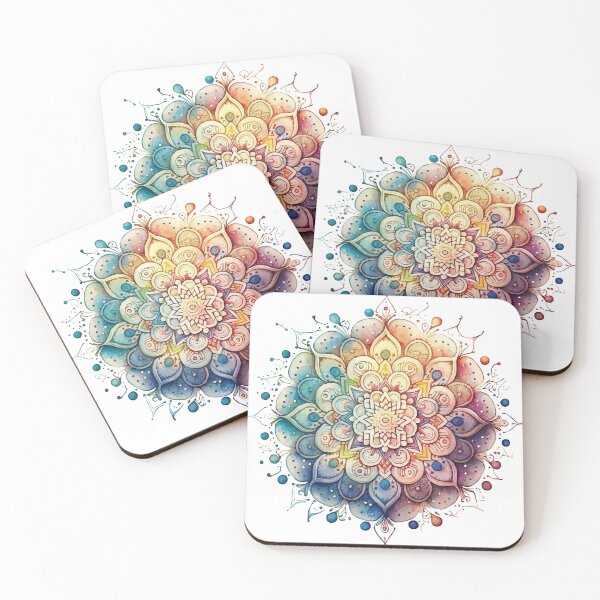 Item preview, A Delicate Boho Mandala - Sacred Space Mandala Collection designed and sold by GVRDesign.
