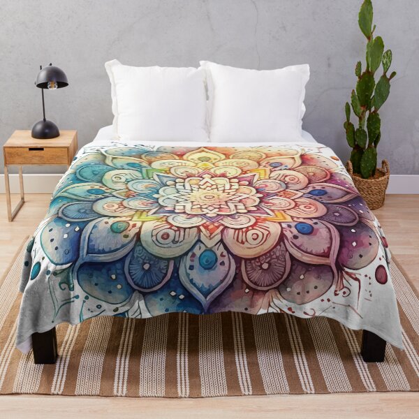 Item preview, A Delicate Boho Mandala - Sacred Space Mandala Collection designed and sold by GVRDesign.