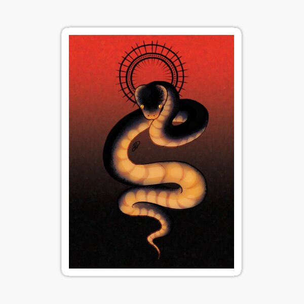 Crowley the Devil Snake Sticker