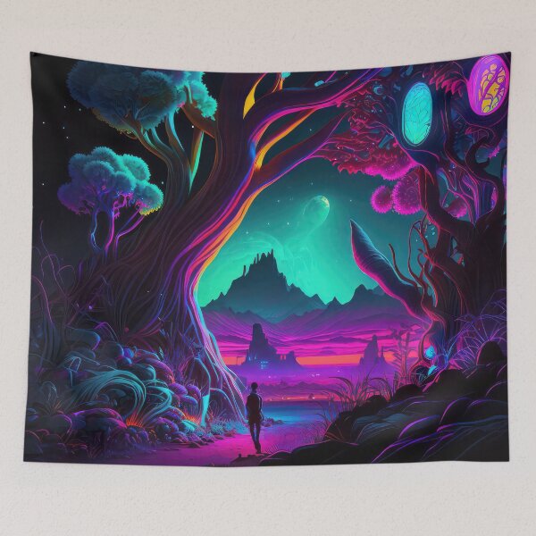 Artikelvorschau, Mesmerizing Psychedelic World entworfen und verkauft von SeedDesign.