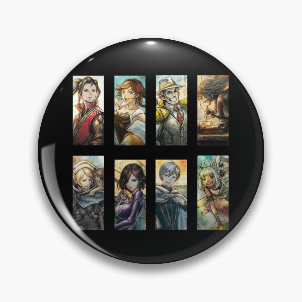 Item preview, Octopath traveler 2 all heroes designed and sold by HelloBujo.