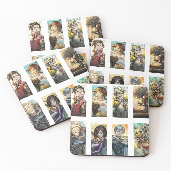 Item preview, Octopath traveler 2 all heroes designed and sold by HelloBujo.