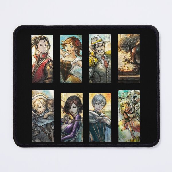 Item preview, Octopath traveler 2 all heroes designed and sold by HelloBujo.