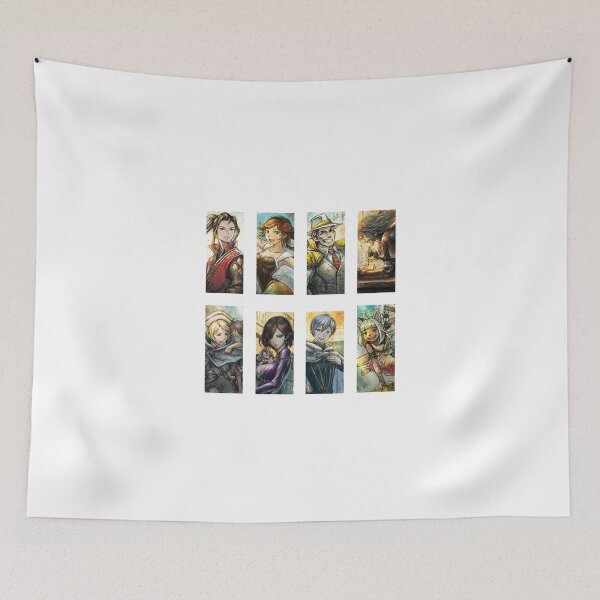 Item preview, Octopath traveler 2 all heroes designed and sold by HelloBujo.