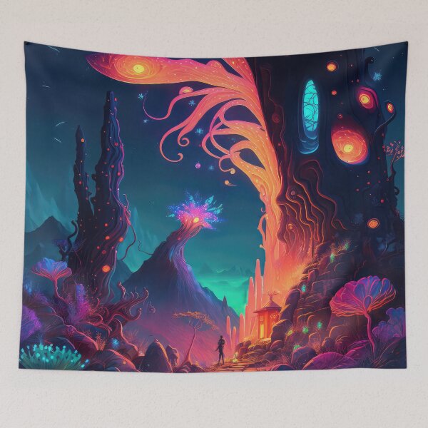 Artikelvorschau, Mesmerizing Psychedelic World entworfen und verkauft von SeedDesign.
