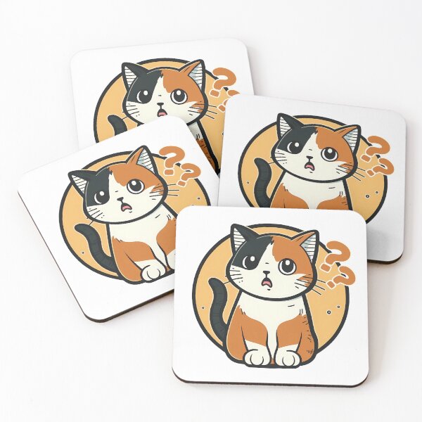 Item preview, confusion cat designed and sold by Narukuku.