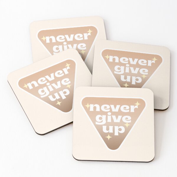 Item preview, Never Give Up: Motivational Art Prints designed and sold by designsbyshella.