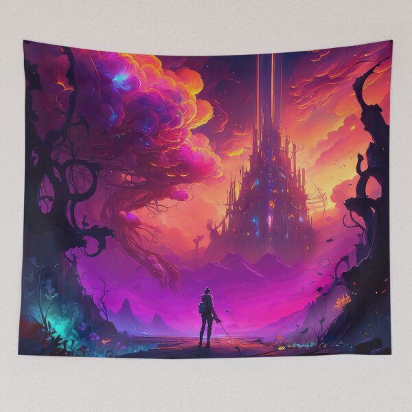 Artikelvorschau, Mesmerizing Psychedelic World entworfen und verkauft von SeedDesign.