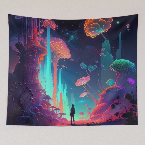 Artikelvorschau, Mesmerizing Psychedelic World entworfen und verkauft von SeedDesign.