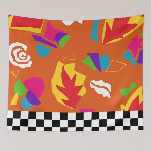 Item preview, Matisse Check Orange designed and sold by MaiZephyr.