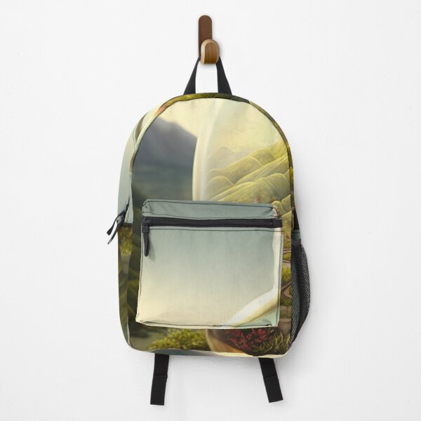 Item preview, Country landscape, mountains, roads, artwork in a glass bottle 2 designed and sold by jetaiart.