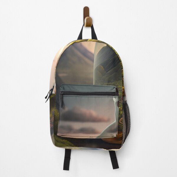 Item preview, Country landscape, mountains, roads, artwork in a glass bottle 3 designed and sold by jetaiart.