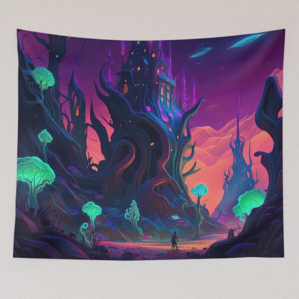 Artikelvorschau, Mesmerizing Psychedelic World entworfen und verkauft von SeedDesign.