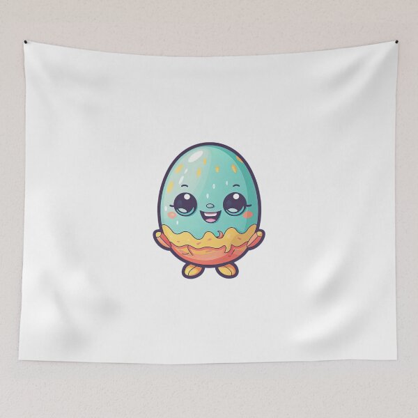 Item preview, Happy Colorful Easter Egg designed and sold by MrBadDream.