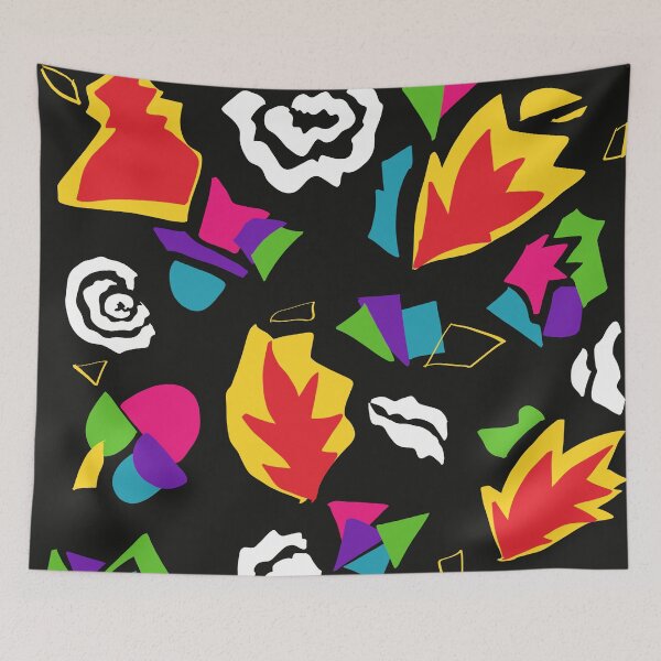 Item preview, Black Matisse Neon Pattern designed and sold by MaiZephyr.