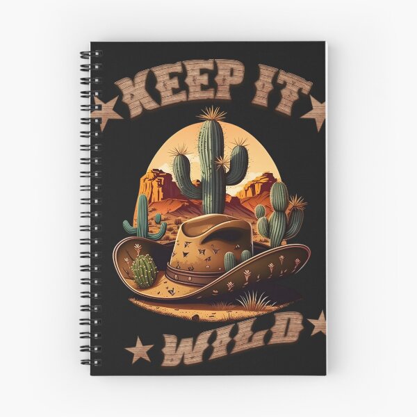 Item preview, Keep it WILD - cowboy hat, cacti, desert designed and sold by RebeccaRe.