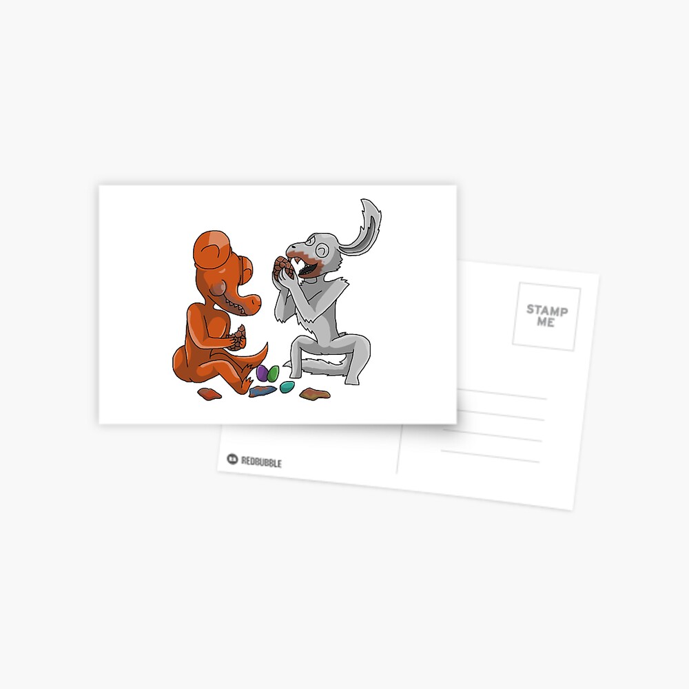 Rainbow Friends Orange & Grey ChocEggs (Easter 2023) Art Board