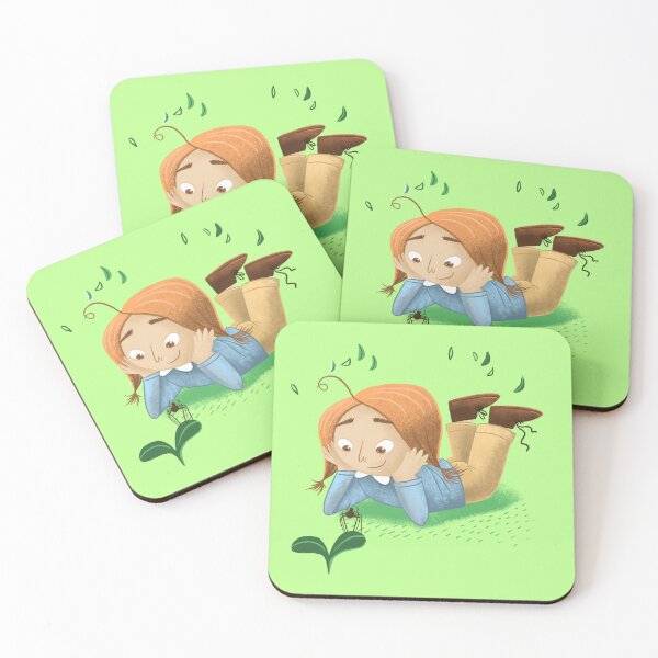 Item preview, Girl happy with a spider designed and sold by jasmineberry.