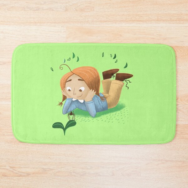 Item preview, Girl happy with a spider designed and sold by jasmineberry.
