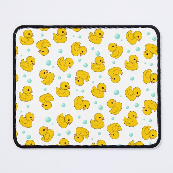 Item preview, Yellow Rubber Duckies Pattern - Cute Ducky on White designed and sold by inspirationzgal.