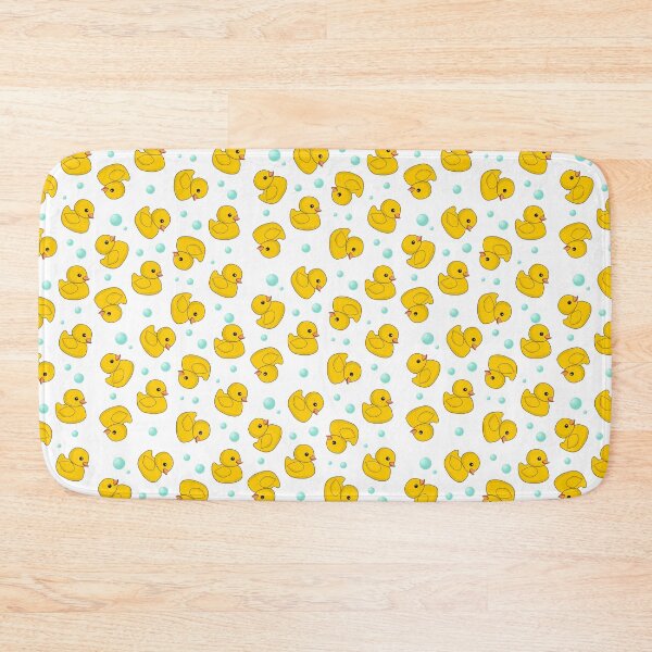 Item preview, Yellow Rubber Duckies Pattern - Cute Ducky on White designed and sold by inspirationzgal.