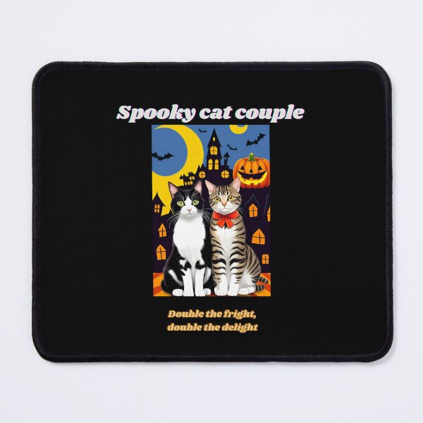 Item preview, Spooky cat couple designed and sold by ManikRaja.