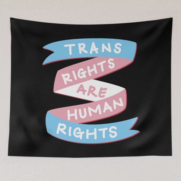 Item preview, Trans Rights are Human Rights Trans Pride designed and sold by ArtliciousHUMAN.
