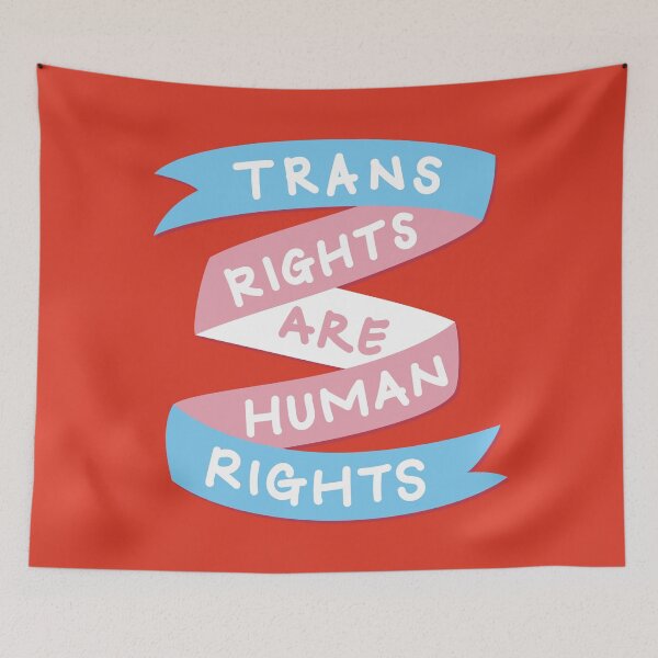 Item preview, Trans Rights are Human Rights Trans Pride designed and sold by ArtliciousHUMAN.