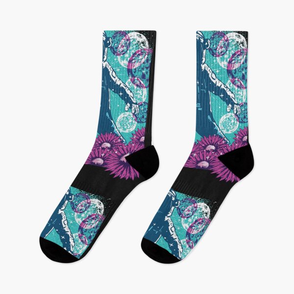 Item preview, Astronaut Flowers - Moon & Space designed and sold by ChrisFeil.