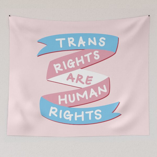 Item preview, Trans Rights are Human Rights Trans Pride designed and sold by ArtliciousHUMAN.