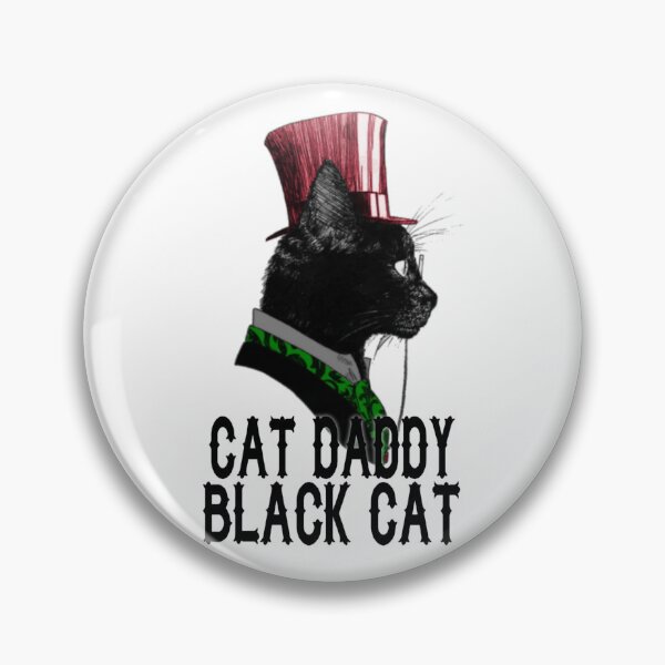 Item preview, Cat daddy black cat vintage eighties style cat retro designed and sold by kobe811.
