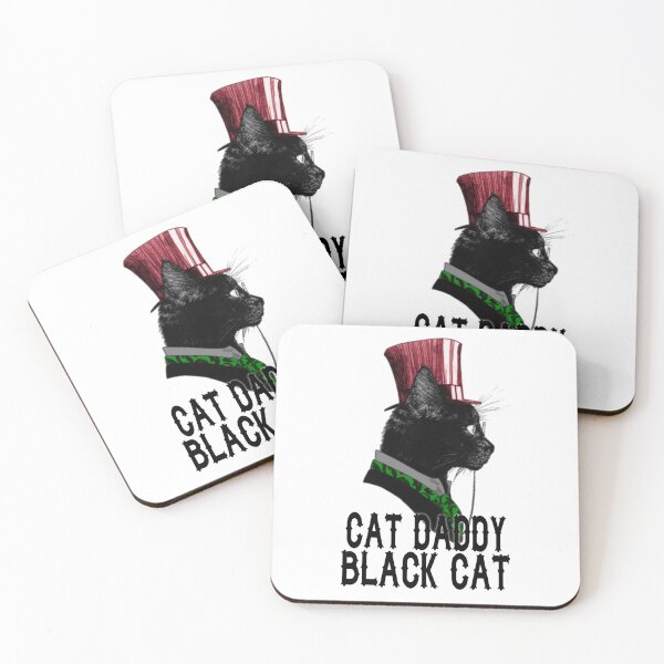Item preview, Cat daddy black cat vintage eighties style cat retro designed and sold by kobe811.
