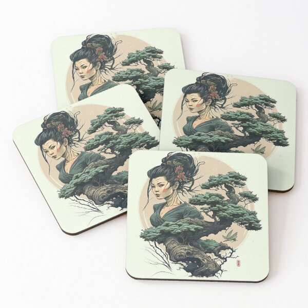 Item preview, bonsai pin up designed and sold by jericanman.