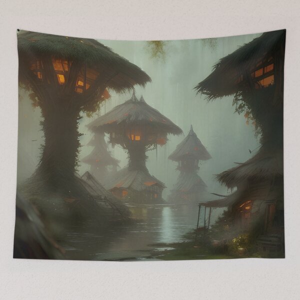 Item preview, Hidden Forest Village Rivers Edge designed and sold by VersoShopping.
