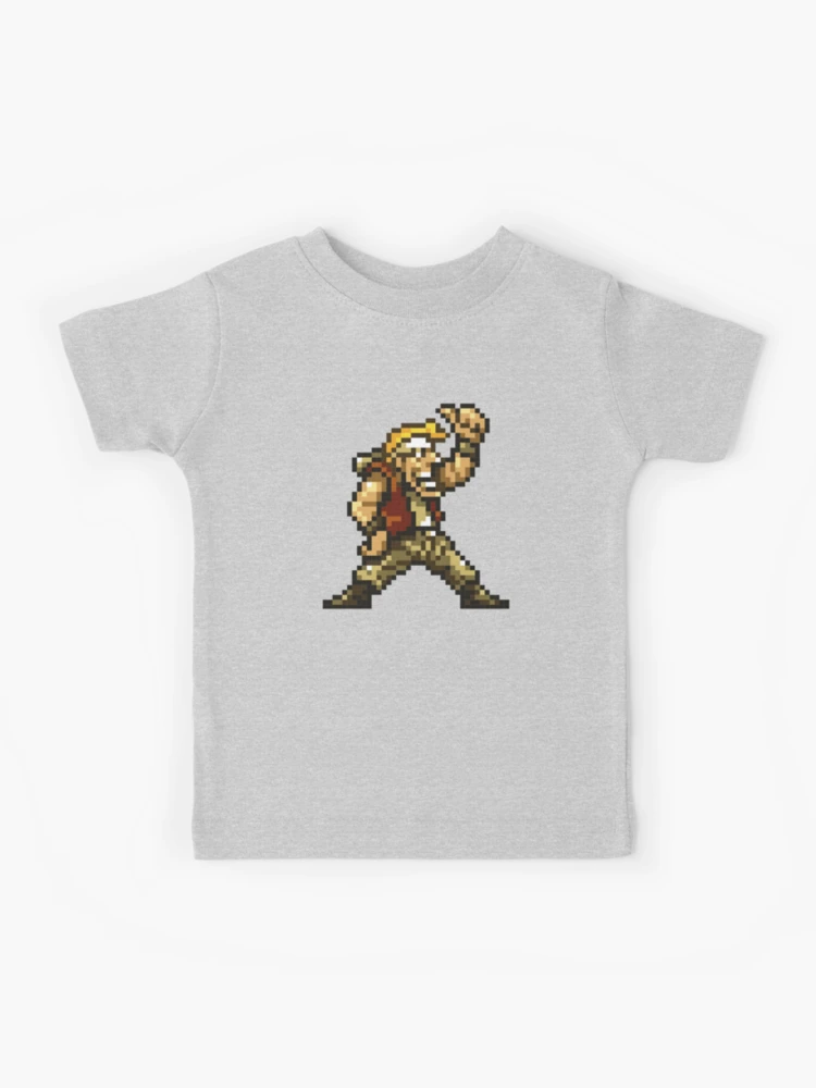 Pixel Art Victory - Metal Slug Frame | Kids T-Shirt