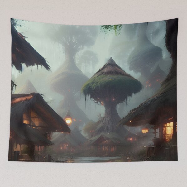 Item preview, Hidden Forest Village Rivers Edge designed and sold by VersoShopping.
