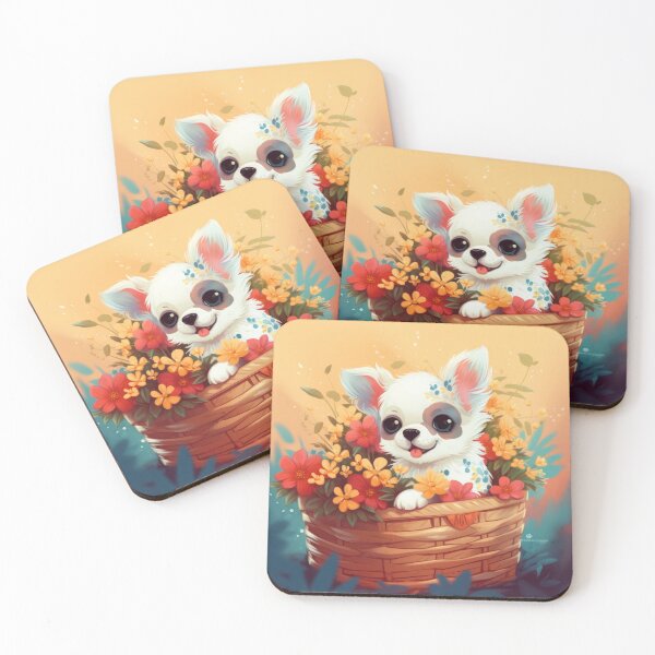Item preview, Sweet Puppy in a Basket designed and sold by SoloSeal.