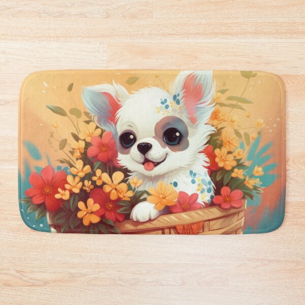 Item preview, Sweet Puppy in a Basket designed and sold by SoloSeal.