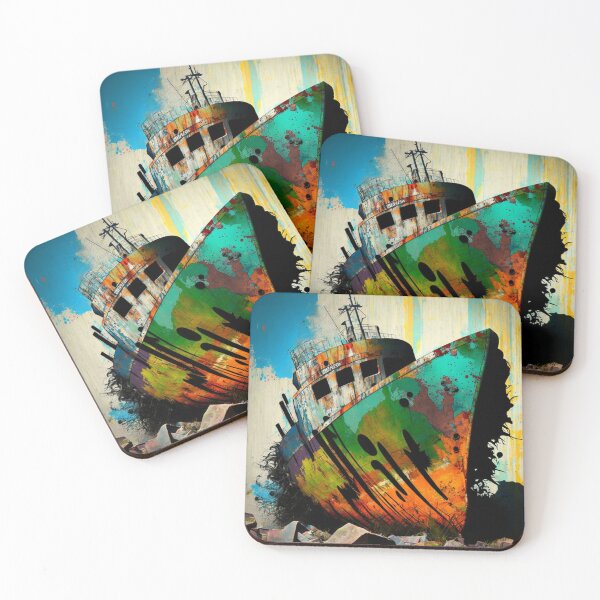 Item preview, Sensation Street Art G-M Designs Lost Ship designed and sold by G-M-Designs.