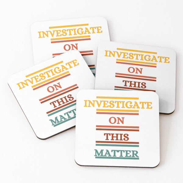 Item preview, Investigate On This Matter  designed and sold by HOMEDESIGNPRINT.