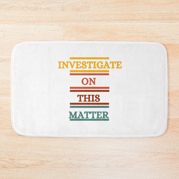 Item preview, Investigate On This Matter  designed and sold by HOMEDESIGNPRINT.