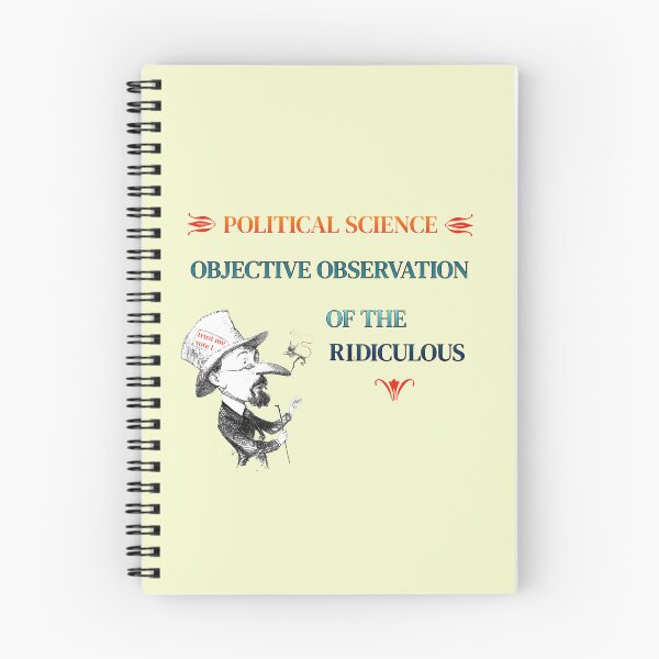 Aperçu de l'œuvre Science politique, observation objective du ridicule créée et vendue par CommonSenseClub.