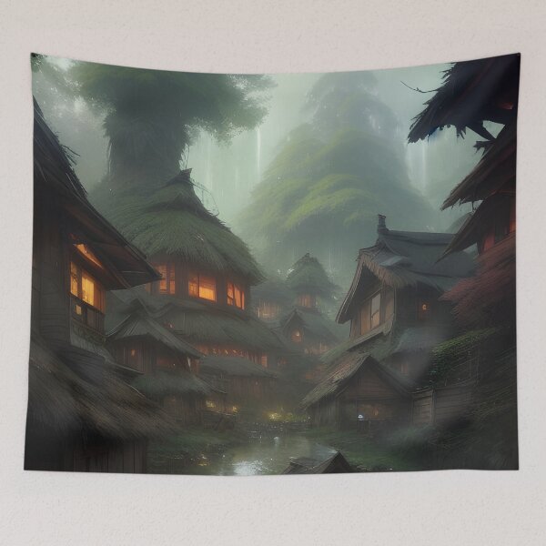 Item preview, Hidden Forest Village Rivers Edge designed and sold by VersoShopping.