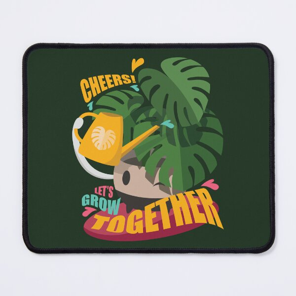 Item preview, Let's Grow Together. Cheers! Monstera deliciosa. Plant Parenthood. designed and sold by plentyplantee.