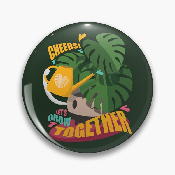 Item preview, Let's Grow Together. Cheers! Monstera deliciosa. Plant Parenthood. designed and sold by plentyplantee.
