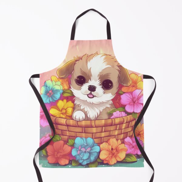 Item preview, Cozy Puppy in a Basket designed and sold by SoloSeal.
