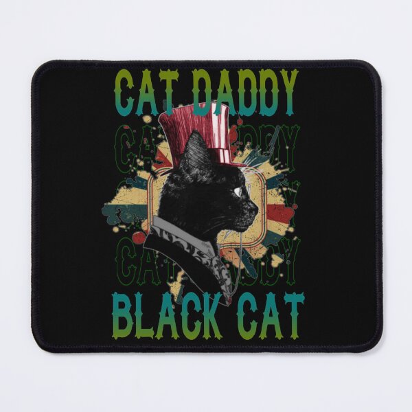 Item preview, Cat daddy black cat vintage eighties style cat retro designed and sold by kobe811.